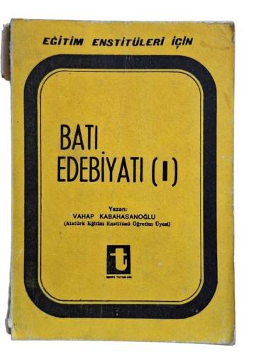 EĞİTİM ENSTİTÜLERİ İÇİN BATI EDEBİYATI 1 - 0
