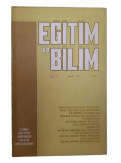 EĞİTİM VE BİLİM SAYI:6 CİLT:1 MART 1977
