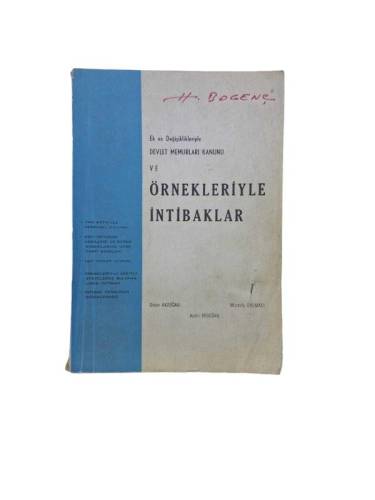 EK VE DEĞİŞİKLİKLERİYLE DEVLET MEMURLARI KANUNU VE ÖRNEKLERİYLE İNTİBAKLAR - 0