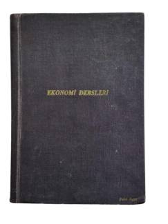 EKONOMİ DERSLERİ CİLT 1