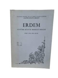ERDEM ATATÜRK KÜLTÜR MERKEZİ SERGİSİ CİLT 4 SAYI:10 OCAK 1988