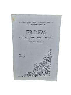 ERDEM ATATÜRK KÜLTÜR MERKEZİ SERGİSİ CİLT 5 SAYI:13 OCAK 1989