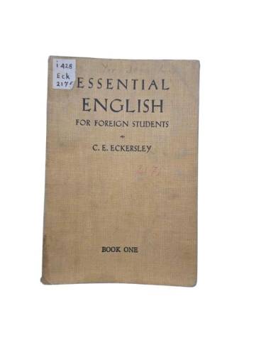 ESSENTIAL ENGLISH FOR FOREIGN STUDENTS BOOK ONE - 0
