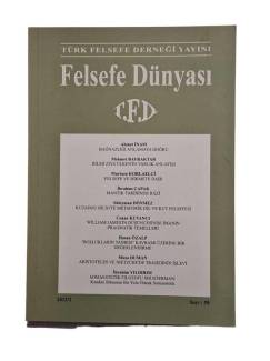 FELSEFE DÜNYASI SAYI:58 / 2013/2