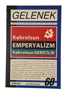 GELENEK DERGİSİ SAYI 68 / EKİM 2001