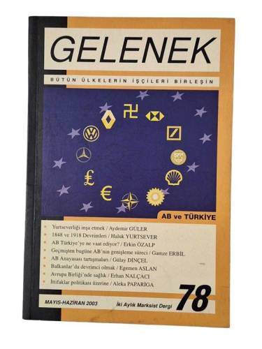 GELENEK DERGİSİ SAYI 78 / MAYIS - HAZİRAN 2003 - 0