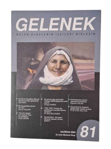 GELENEK DERGİSİ SAYI 81 / HAZİRAN 2004 - 0