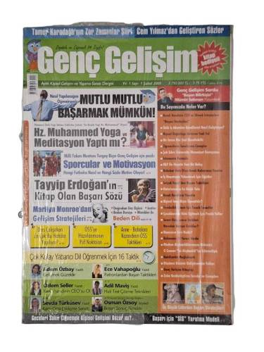 GENÇ GELİŞİM AYLIK KİŞİSEL GELİŞİM VE YAŞAM SANATI DERGİSİ SAYI:1 ŞUBAT 2005 (HZ. MUHAMMED YOGA VE MEDİTASYON YAPTI MI/MUTLU MUTLU BAŞARMAK MÜMKÜN ) - 0