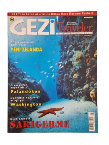 GEZİ NATIONAL GEOGRAPHIC TRAVELER WİTH SELECTİONS FROM YIL 1 SAYI 5 ŞUBAT 1998 - 0