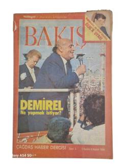 HAFTAYA BAKIŞ ÇAĞDAŞ HABER DERGİSİ SAYI:3 2 KASIM 8 KASIM 1986 ( DEMİREL NE YAPMAK İSTİYOR )