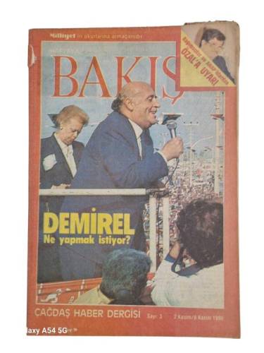 HAFTAYA BAKIŞ ÇAĞDAŞ HABER DERGİSİ SAYI:3 2 KASIM 8 KASIM 1986 ( DEMİREL NE YAPMAK İSTİYOR ) - 0