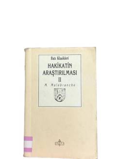 HAKİKATİN ARAŞTIRILMASI II. CİLT (2)