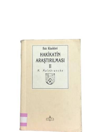 HAKİKATİN ARAŞTIRILMASI II. CİLT (2) - 0