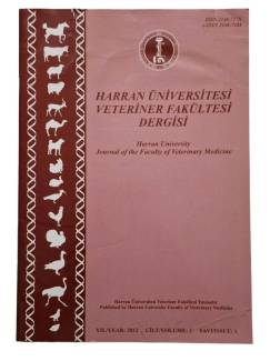 HARRAN ÜNİVERSİTESİ VETERİNER FAKÜLTESİ DERGİSİ (CİLT:1 SAYI:1 YIL:1012)