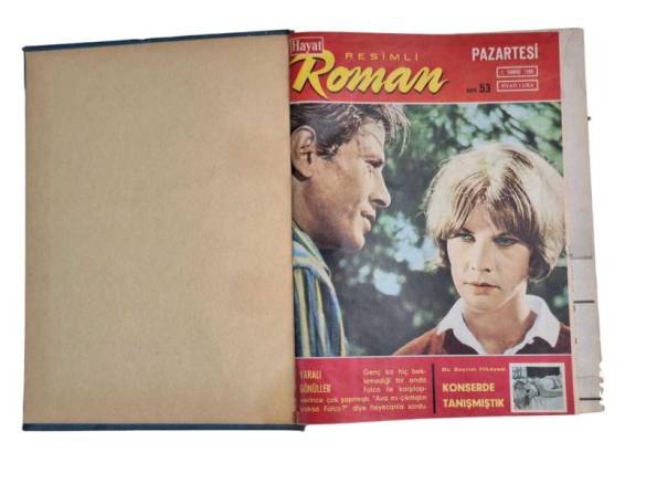 HAYAT RESİMLİ ROMAN SAYI:53-78 YIL:1968 - 0