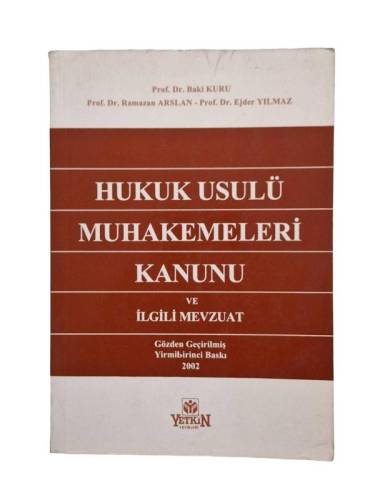 HUKUK USULÜ MUHAKEMELERİ KANUNU - 0