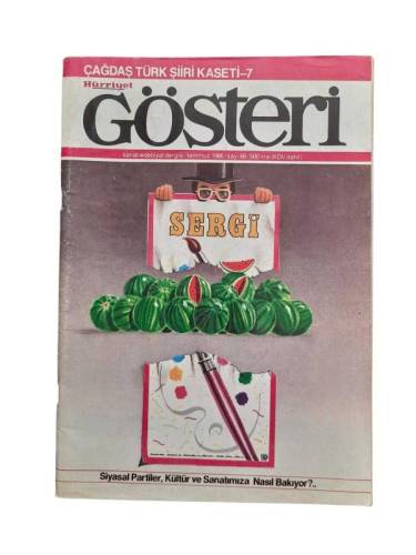 HÜRRİYET GÖSTERİ SANAT EDEBİYAT DERGİSİ SAYI:68 YIL:TEMMUZ 1986(SİYASAL PARTİLER KÜLTÜR VE SANATIMIZA NASIL BAKIYOR) - 0