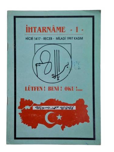 İHTARNAME 1 HİCRİ 1417 RECEB / MİLADİ 1997 KASIM - LÜTFEN BENİ OKU - 0