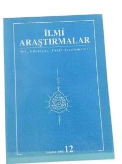 İLMİ ARAŞTIRMALAR DİL EDEBİYAT VE TARİH İNCELEMELERİ 12