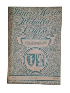 İLMİ VE KAZAİ İÇTİHATLAR DERGİSİ AĞUSTOS 1964 YIL:4 SAYI:44
