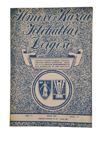 İLMİ VE KAZAİ İÇTİHATLAR DERGİSİ EKİM 1962 YIL:2 SAYI:22 - 0