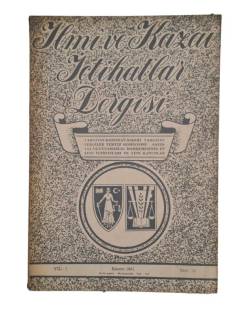 İLMİ VE KAZAİ İÇTİHATLAR DERGİSİ KASIM 1961 YIL:1 SAYI:11