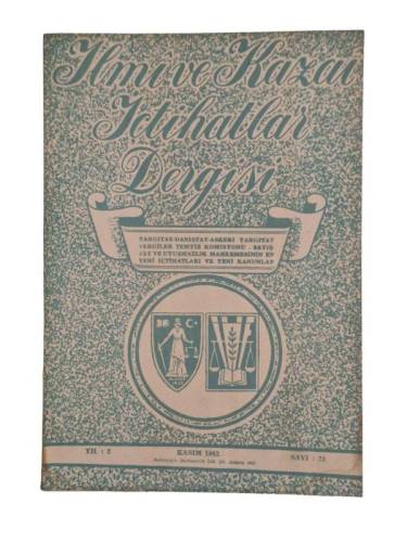 İLMİ VE KAZAİ İÇTİHATLAR DERGİSİ KASIM 1962 YIL:2 SAYI:23 - 0