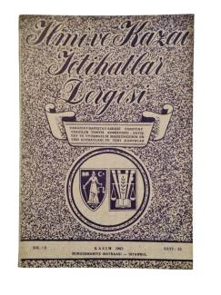 İLMİ VE KAZAİ İÇTİHATLAR DERGİSİ KASIM 1963 YIL:3 SAYI:35