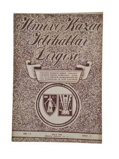 İLMİ VE KAZAİ İÇTİHATLAR DERGİSİ MAYIS 1961 YIL:1 SAYI:5