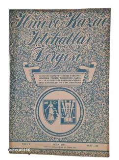 İLMİ VE KAZAİ İÇTİHATLAR DERGİSİ OCAK 1963 YIL:3 SAYI:25