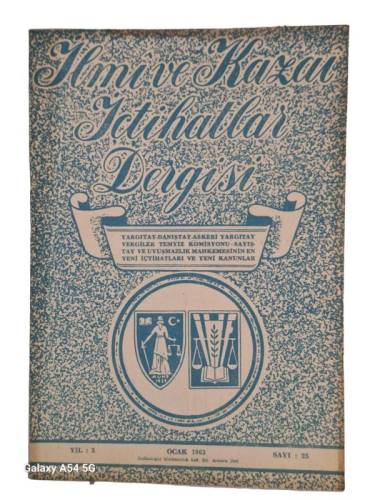 İLMİ VE KAZAİ İÇTİHATLAR DERGİSİ OCAK 1963 YIL:3 SAYI:25 - 0