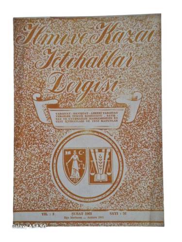 İLMİ VE KAZAİ İÇTİHATLAR DERGİSİ ŞUBAT 1963 YIL:3 SAYI:26 - 0