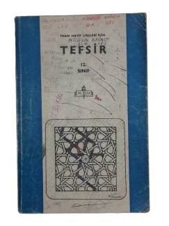 İMAM HATİP LİSELERİ İÇİN TEFSİR 12. SINIF
