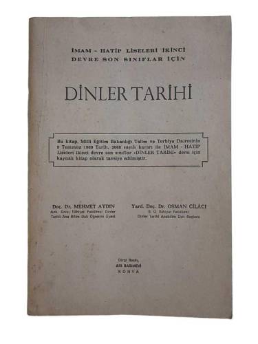 İMAM HATİP LİSELERİ İKİNCİ DEVRE SON SINAVLARI İÇİN DİNLER TARİHİ - 0