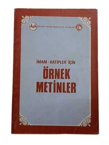 İMAM- HATİPLER İÇİN ÖRNEK METİNLER - 0