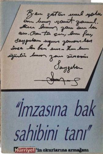 İMZASINA BAK SAHİBİNİ TANI - 0