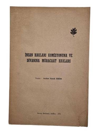İNSAN HAKLARI KOMİSYONU VE DİVANINA MÜRACAAT HAKLARI - 0