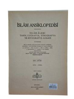 İSLAM ANSİKLOPEDİSİ İSLAM ALEMİ TARİH, COĞRAFYA, ETNOĞRAFYA VE BİYOGRAFYA LÜGATİ 110. CÜZ 