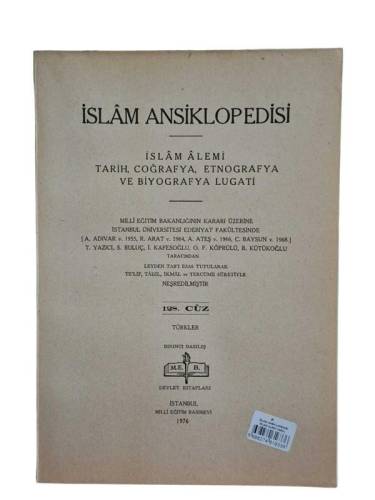 İSLAM ANSİKLOPEDİSİ İSLAM ALEMİ TARİH, COĞRAFYA, ETNOĞRAFYA VE BİYOGRAFYA LÜGATİ 128. CÜZ 