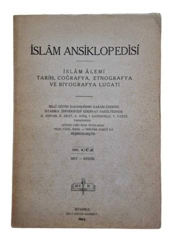 İSLAM ANSİKLOPEDİSİ İSLAM ALEMİ TARİH, COĞRAFYA, ETNOGRAFYA VE BİYOGRAFYA LUGATİ 99. CÜZ REY-RÜZZİK - 0