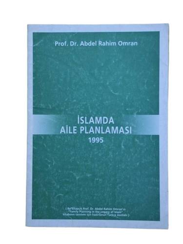 İSLAMDA AİLE PLANLANMASI 1995 - 0