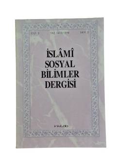 İSLAMİ SOSYAL BİLİMLER DERGİSİ CİLT: 2 YIL :1994 SAYI:2
