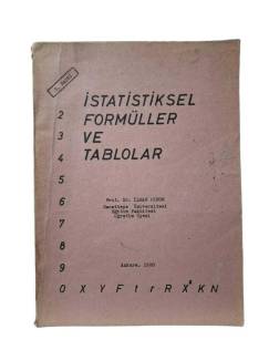 İSTATİSTİKSEL FORMÜLLER VE TABLOLAR