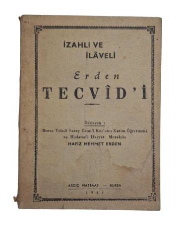 İZAHLI VE İLAVELİ ERDEN TECVİD'İ - 0