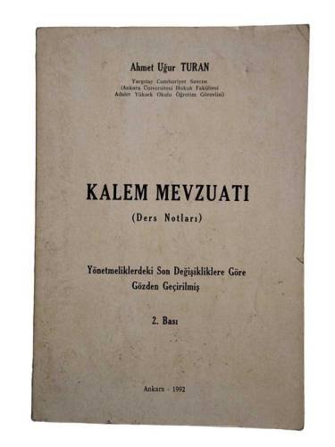 KALEM MEVZUATI DERS NOTLARI - 0