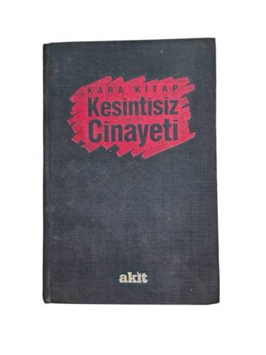 KARA KİTAP KESİNTİSİZ CİNAYETİ - 0