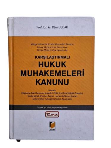 KARŞILAŞTIRMALI HUKUK MUHAKEMELERİ KANUNU - 0