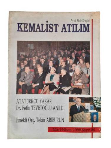 KEMALİST ATILIM AYLIK FİKİR DERGİSİ SAYI: 82 HAZİRAN 1990 - 0