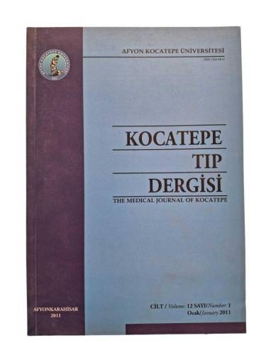 KOCATEPE TIP DERGİSİ CİLT-12 1. VE 2. SAYILAR - 0