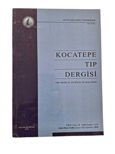 KOCATEPE TIP DERGİSİ CİLT11 SAYI:1-2-3 YIL 2010 ( TEK DERGİDE ) - 0
